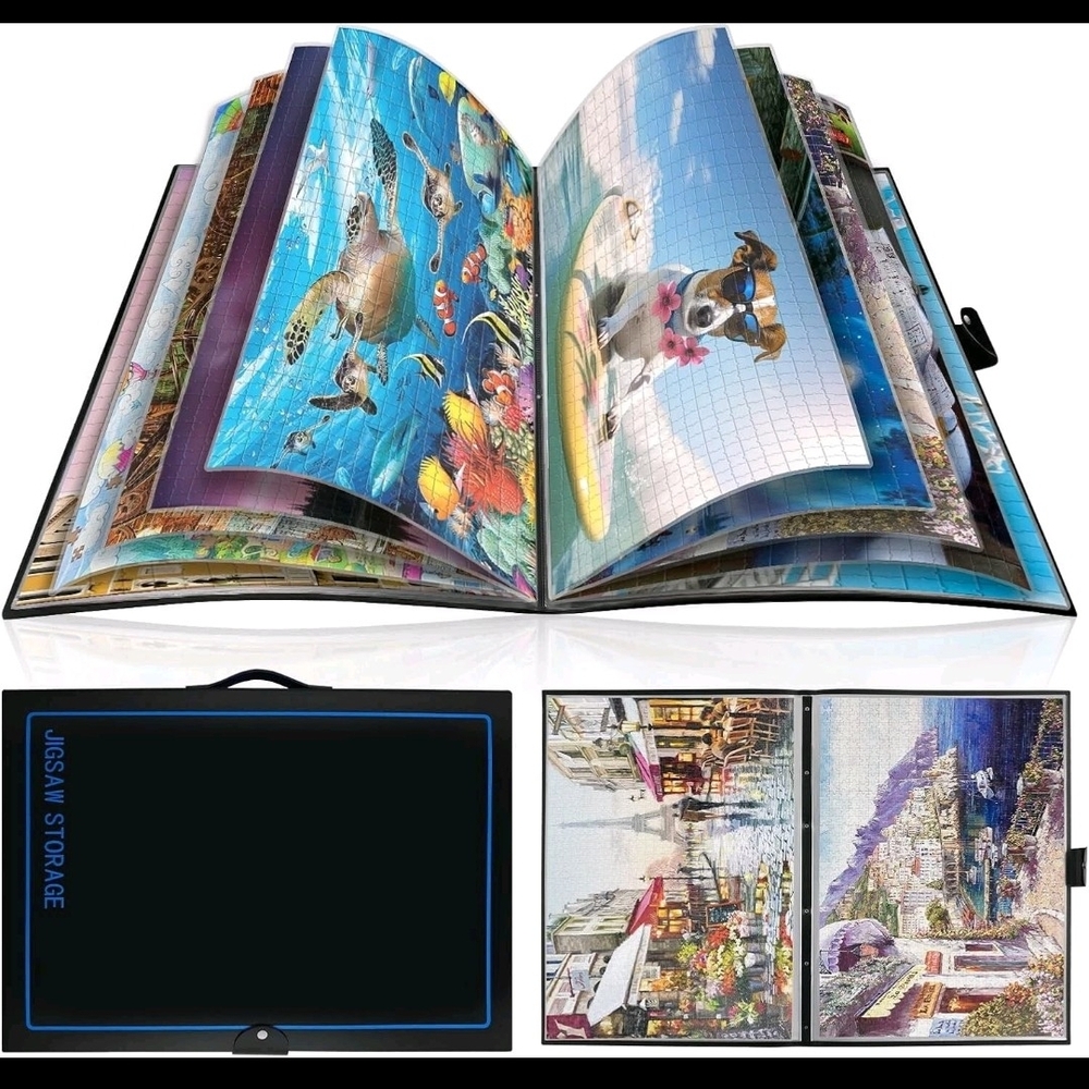 ALL4JIG Puzzle Storage Folder Keeper for Jigsaw Enthusiasts Puzzle Organizer